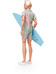 Barbie: The Movie - Ken Wearing Pastel Striped Beach Matching Set