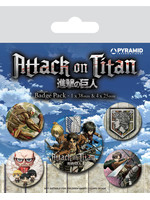 Attack on Titan - Season 3 Pin-Back Buttons 5-Pack