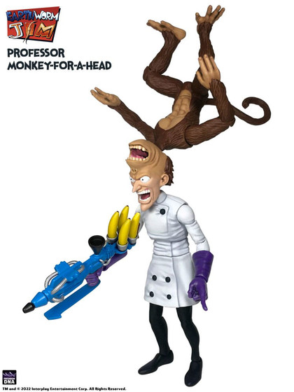 Earthworm Jim - Professor Monkey-For-A-Head