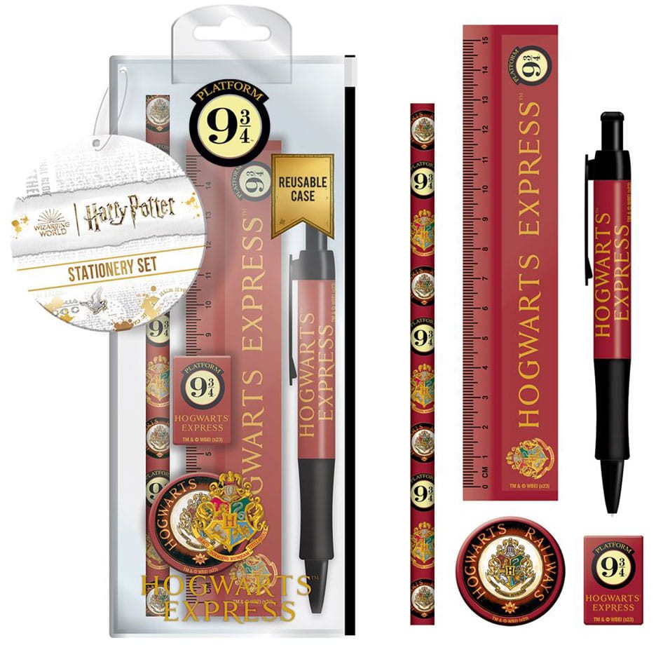 Läs mer om Harry Potter - Platform 9 3/4 5-Piece Stationery Set