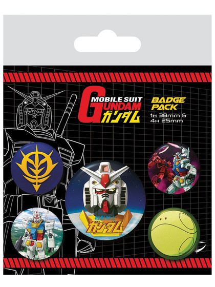 Gundam - Intergalactic Pin-Back Buttons 5-Pack