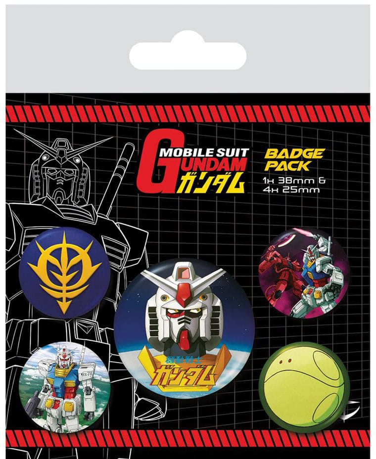 Läs mer om Gundam - Intergalactic Pin-Back Buttons 5-Pack