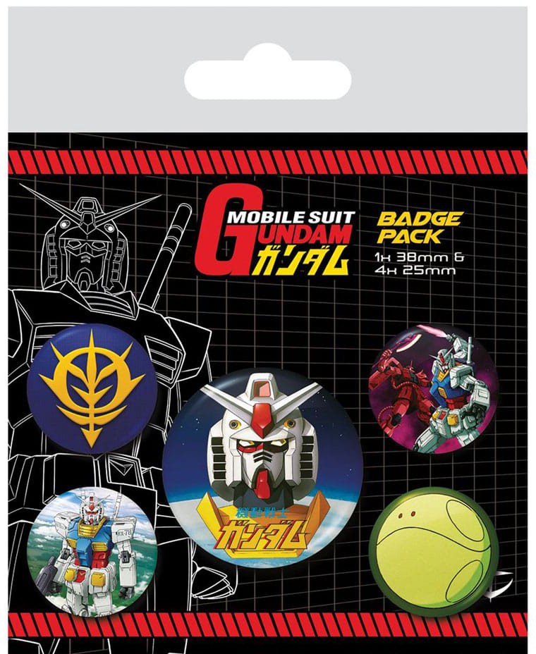 Gundam - Intergalactic Pin-Back Buttons 5-Pack