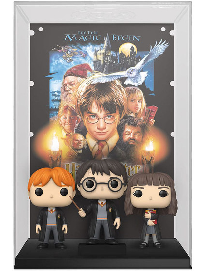 Funko POP! Movie Posters: Harry Potter and The Sorcerer's Stone - Ron and Harry and Hermione