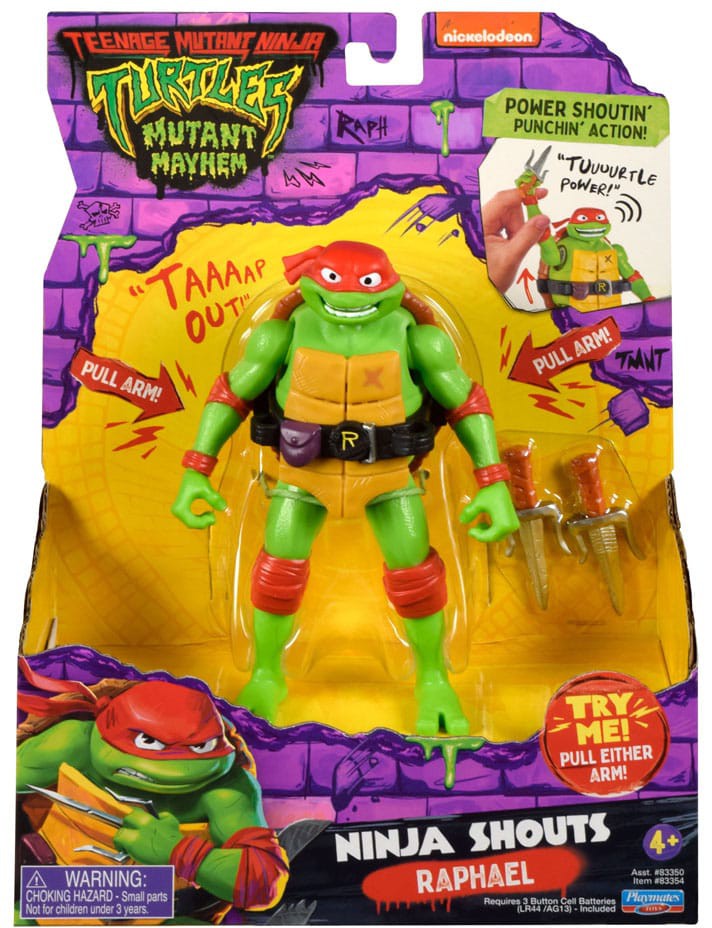 Läs mer om Turtles: Mutant Mayhem - Ninja Shouts Raphael