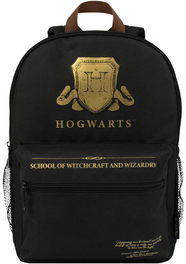 Harry Potter - Hogwarts Emblem Ryggsäck Svart