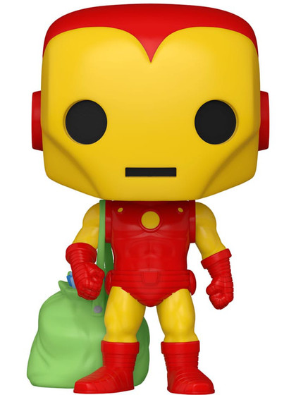 Funko POP! Marvel: Marvel Holiday - Iron Man with Bag