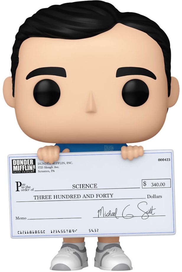 Läs mer om Funko POP! Television: The Office US - Michael with Check - DAMAGED PACKAGING