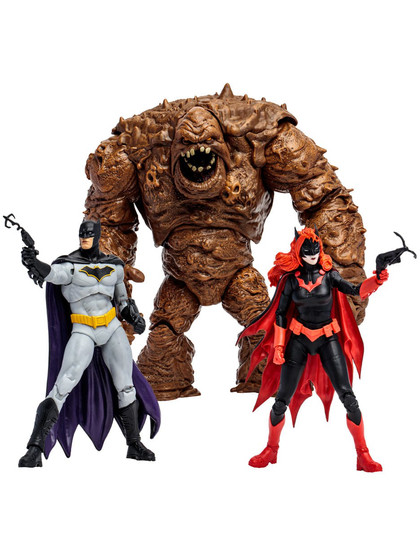 DC Multiverse Multipack - Clayface, Batman & Batwoman (DC Rebirth) (Gold Label)