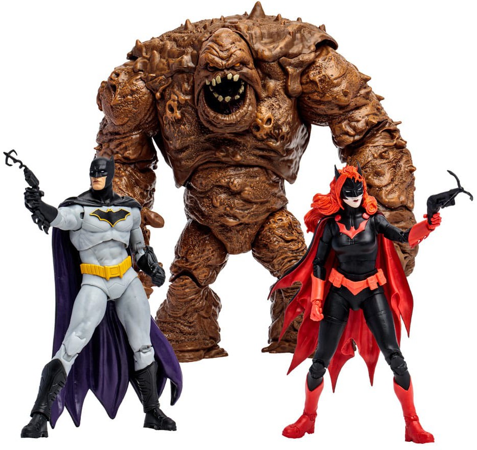 Läs mer om DC Multiverse Multipack - Clayface, Batman & Batwoman