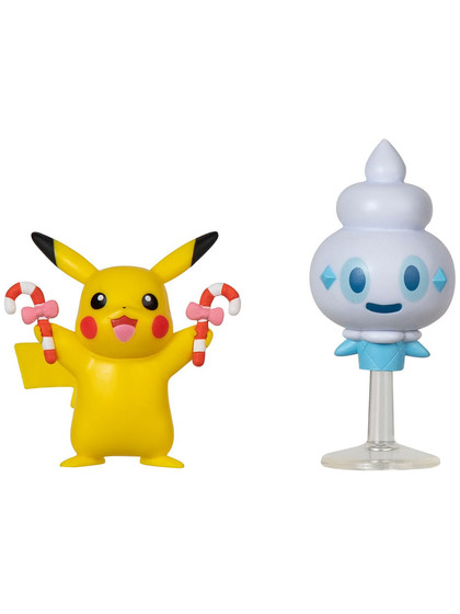 Pokémon - Pikachu and Vanillite Holiday Edition Battle Figure Set