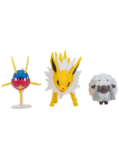 Pokémon: Battle Figure Set - Wooloo, Carvanha, Jolteon 3-Pack