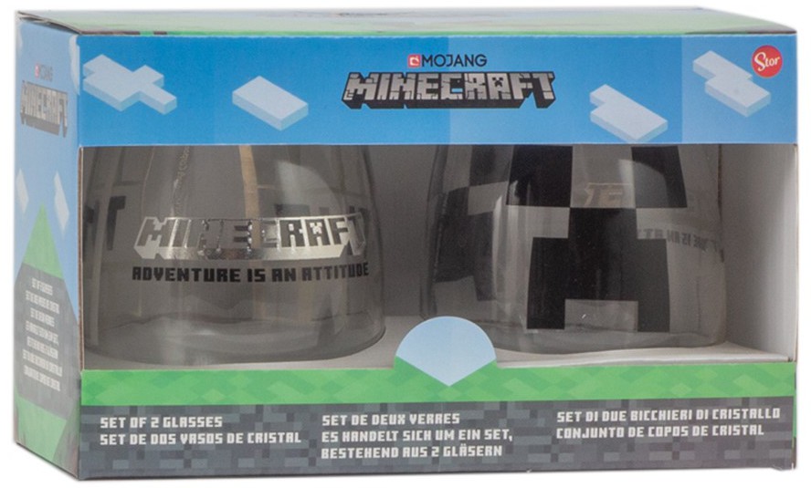 Läs mer om Minecraft - Crystal Glass 2-pack