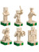 Minecraft Chess Set - Overworld Heroes vs. Hostile Mobs