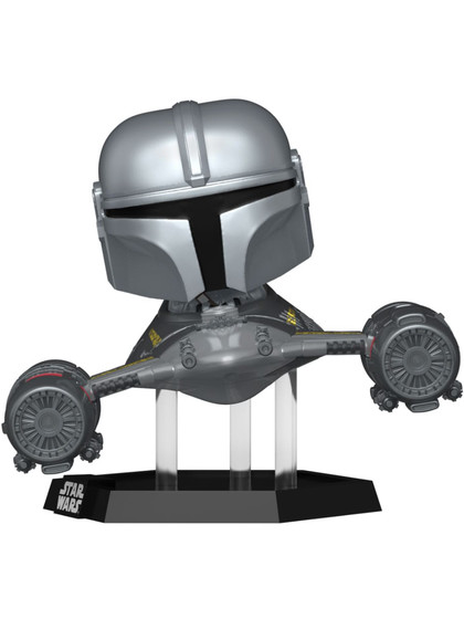 Funko POP! Rides: Star Wars: The Mandalorian - The Mandalorian in N-1 Starfighter with R5-D4