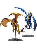 World of Warcraft - Bronze Proto-Drake and Blue Highland Drake