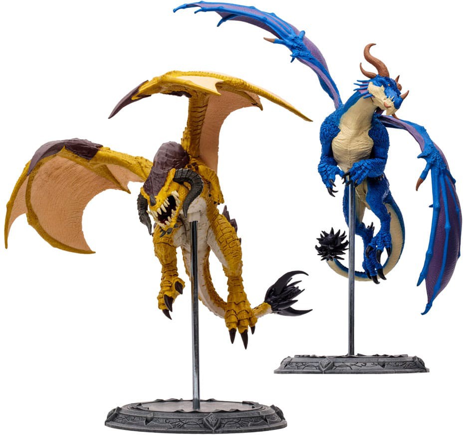 Läs mer om World of Warcraft - Bronze Proto-Drake and Blue Highland Drake