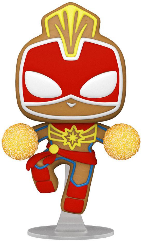 Läs mer om Funko POP! Marvel: Holiday - Gingerbread Captain Marvel