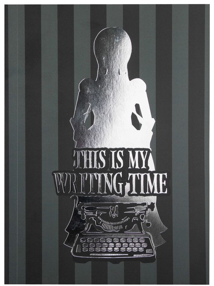 Läs mer om Wednesday - This Is My Writing Time Black Notebook A5