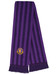 Wednesday - Nevermore Academy Halsduk Purple - 190 cm