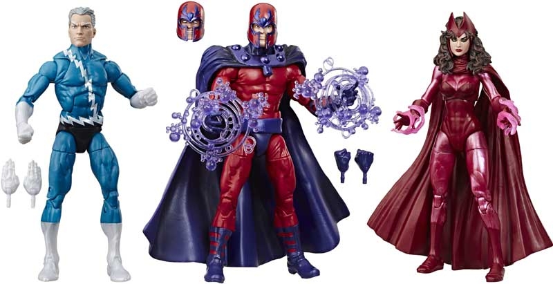 Läs mer om Marvel Legends - Quicksilver, Magneto & Scarlet Witch 3-Pack