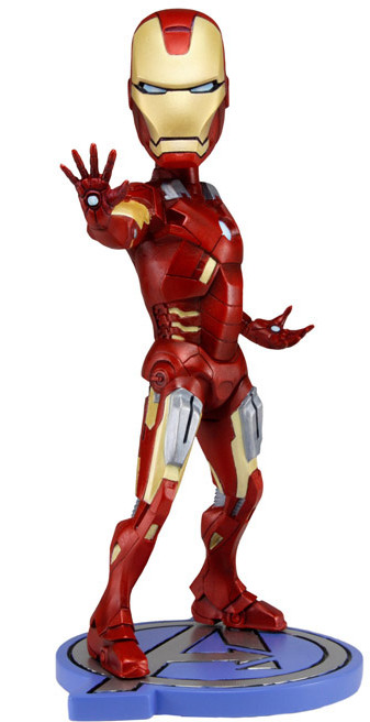 Läs mer om The Avengers Head Knocker - Iron Man Bobble-Head