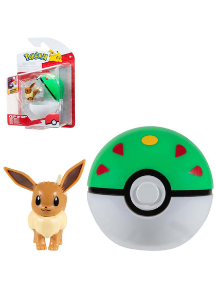 Pokémon: Clip'n'Go - Eevee & Friend Ball