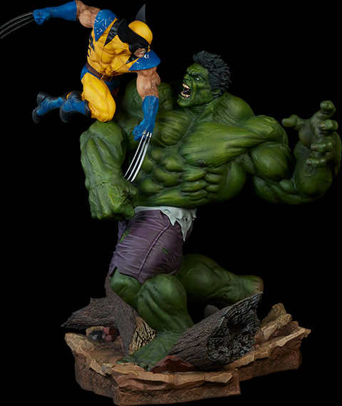 Läs mer om Marvel - Hulk and Wolverine Maquette Collector Edition