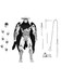 Teenage Mutant Ninja Turtles - Foot Elite Assassin (Black & White) (Mirage Comics)